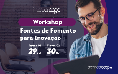 Inscrições abertas para o Workshop Fontes de Fomento para Inovação 