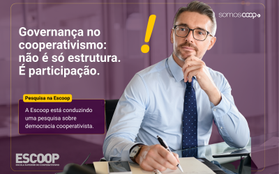 Pesquisa da Escoop avalia participação dos cooperados na governança